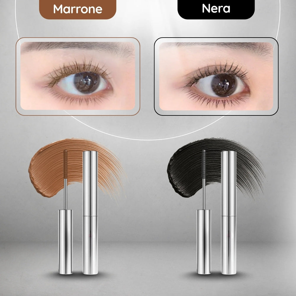 Mascara con Spazzola in Metallo