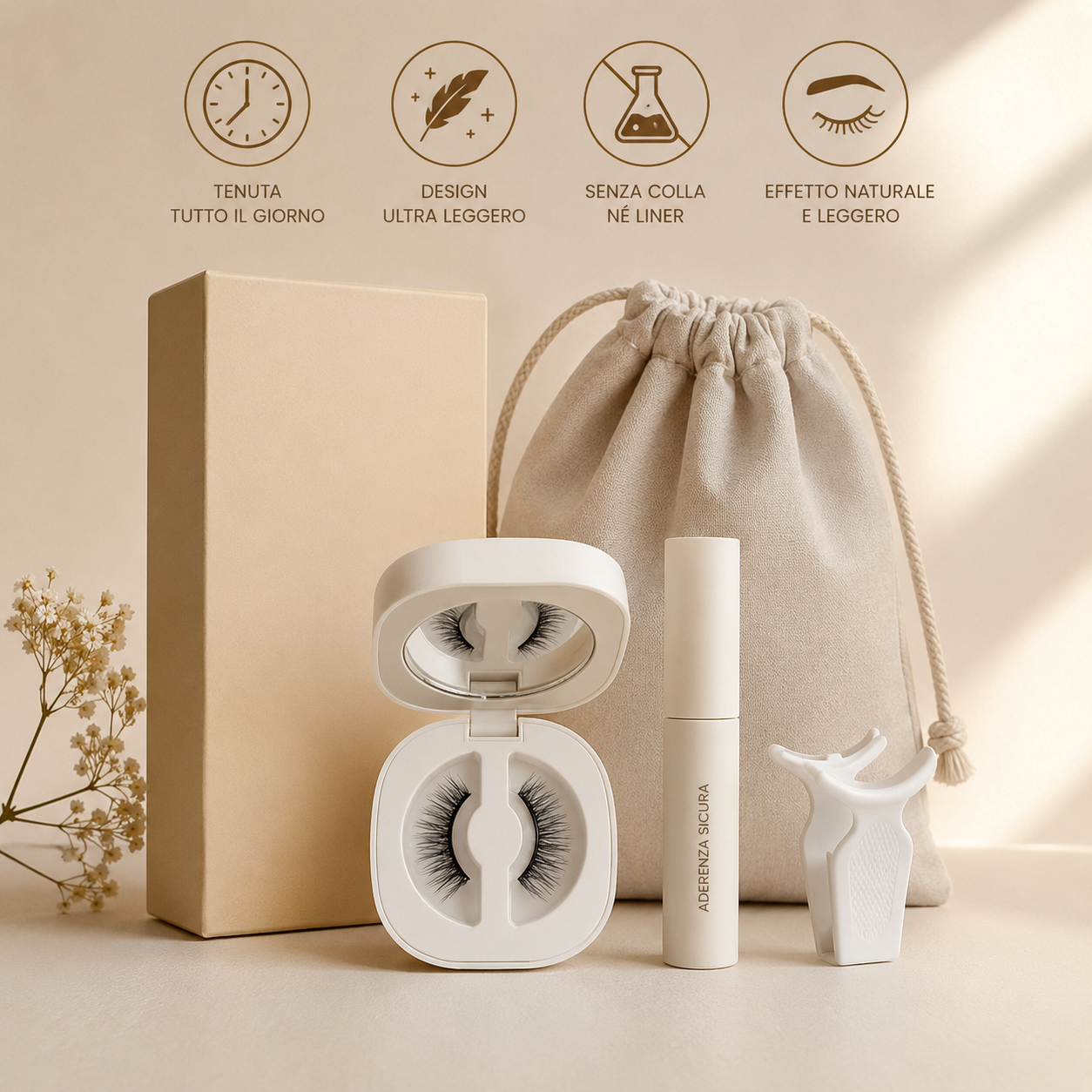 IconLash - Kit Completo Ciglia Magnetiche Riutilizzabili